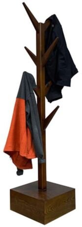 Tree-Branch Coat Stand – Solid Wood Sculptural Rack