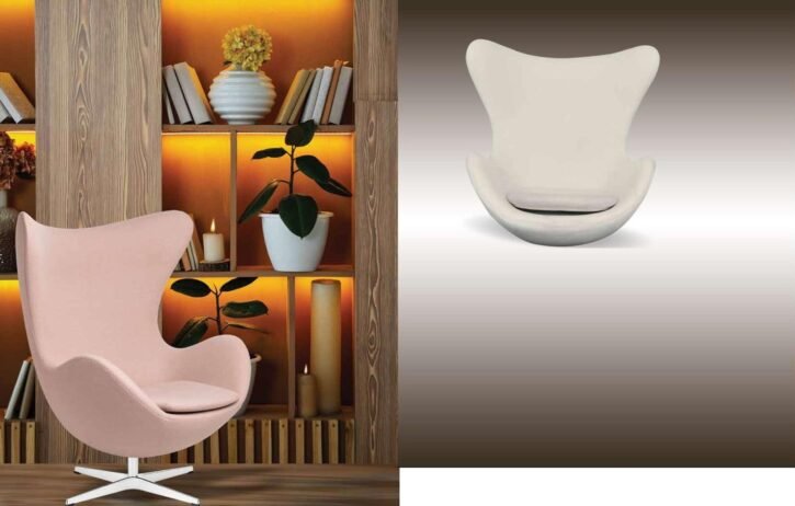 OK PMC 32 – Egg-Style Swivel Lounge Chair