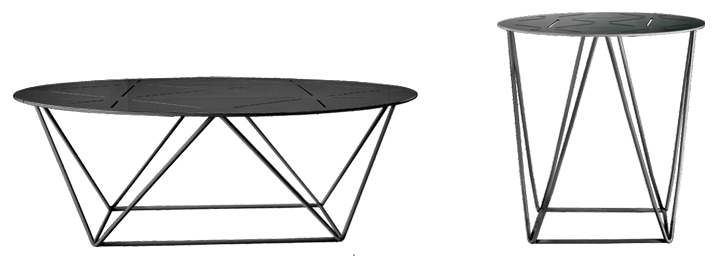 CNC Wire-Bent Frame Side Table
