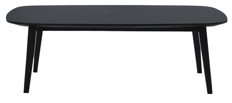 Solid Wood Curved Square Coffee Table