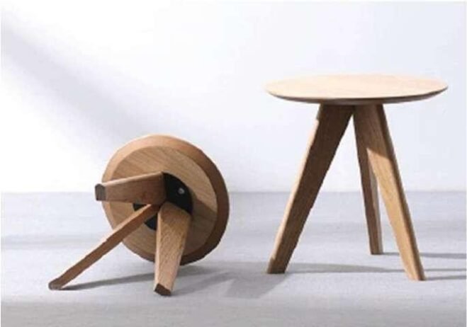Round Laminate Coffee Table