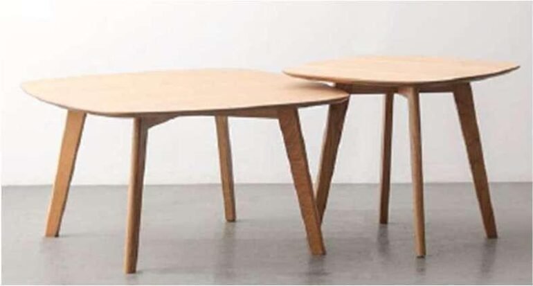 Oval Veneer Coffee Table