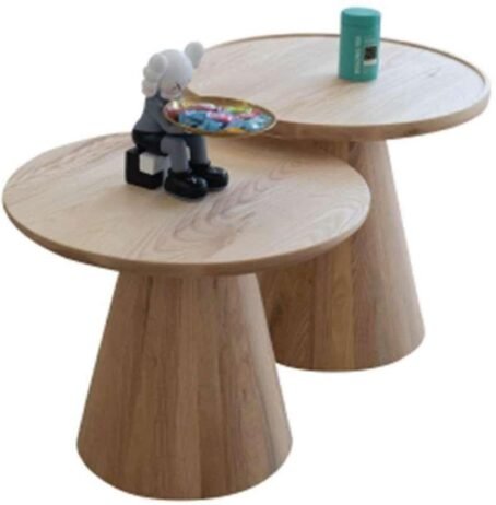 Slim Oval Solid Wood Table