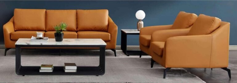 OKSS-02 – Mid-Century Style Upholstered Sofa