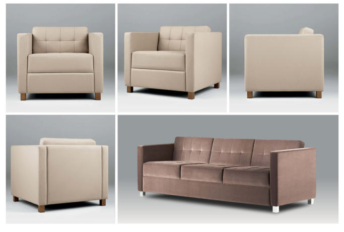 OKSS-27 – Upholstered Lounge Sofa Style 27