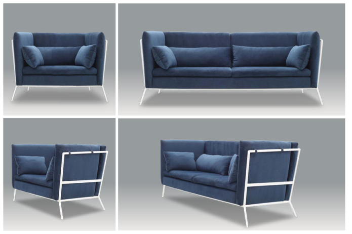 OKSS-28 – Upholstered Lounge Sofa Style 28
