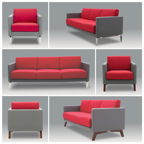 OKSS-34 – Upholstered Lounge Sofa Style 34