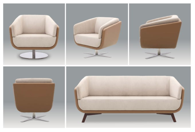 OKSS-35 – Upholstered Lounge Sofa Style 35