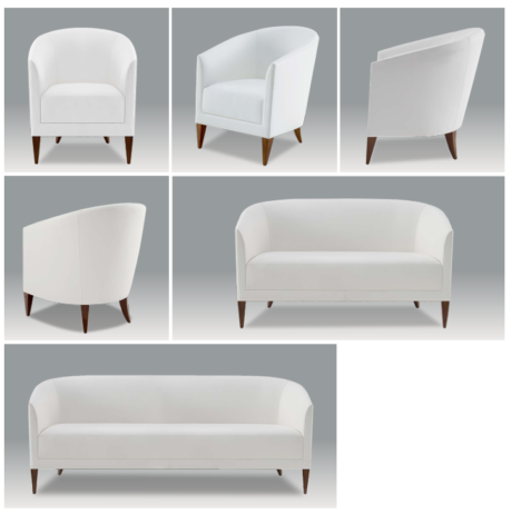 OKSS-36 – Upholstered Lounge Sofa Style 36
