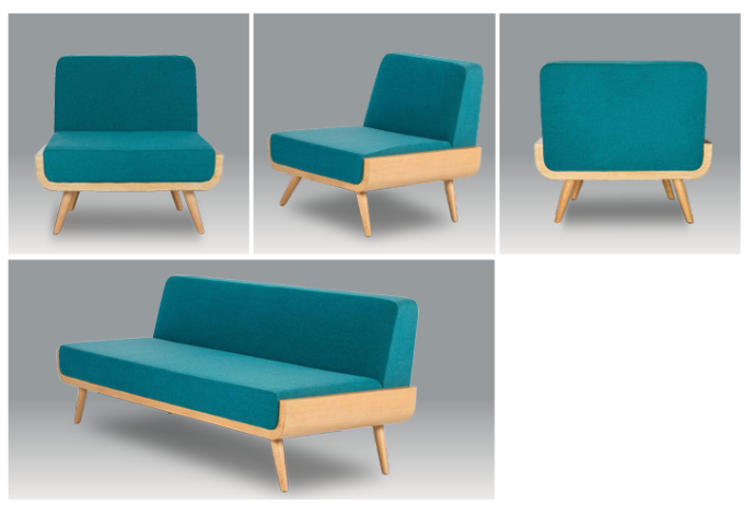 OKSS-37 – Upholstered Lounge Sofa Style 37