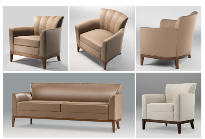 OKSS-38 – Upholstered Lounge Sofa Style 38